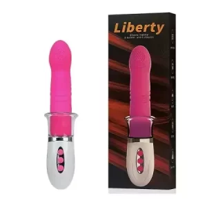 Vibrador Rotativo com Bomba de Sucção Vaginal