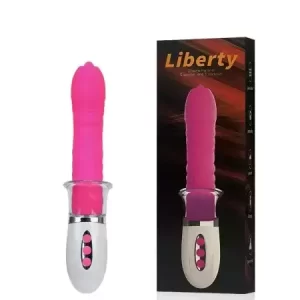 Vibrador Vai e Vem com Bomba de Sucção Vaginal