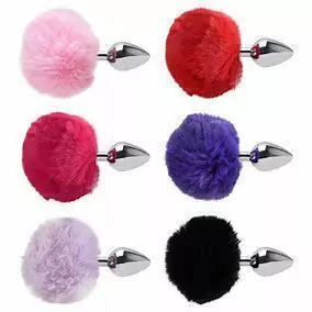 Plug Anal com Pompom - P