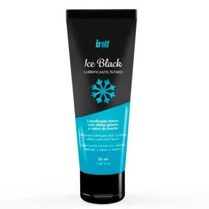 Ice Black Lubrificante à Base de Água Sabor Menta 50ml Intt