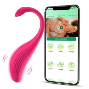 Vibrador Cápsula Via App - 9 Modos de Vibração e Recarregável